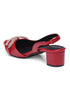 GNIST Embellished Pointed Red Block Heel